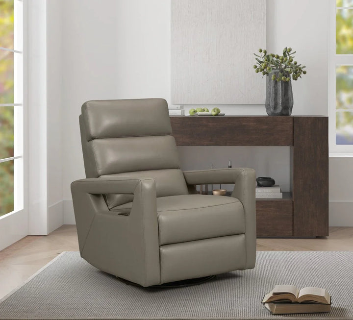 Jordan Power Swivel Glider Recliner w/Power Head Rest