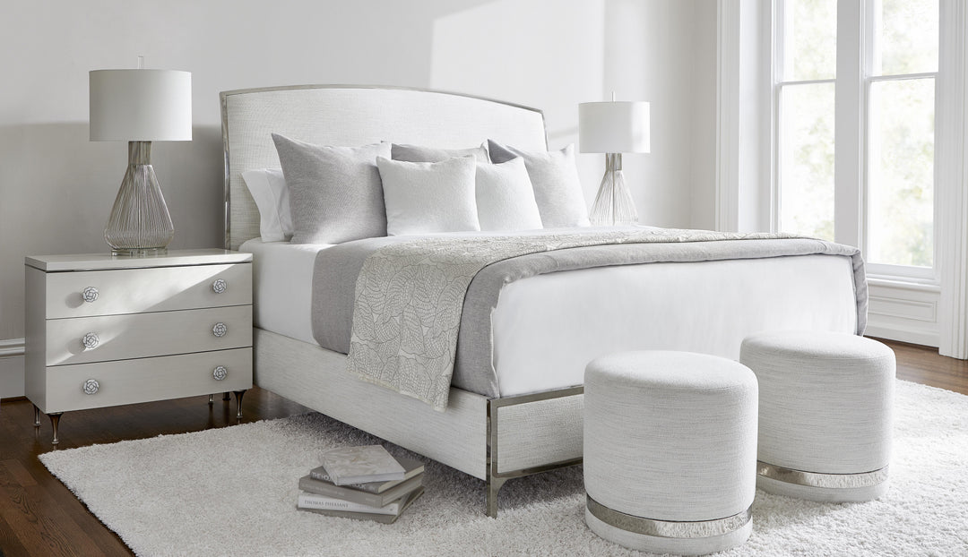 American Home Furniture Bernhardt Silhouette Upholstered Bed - King