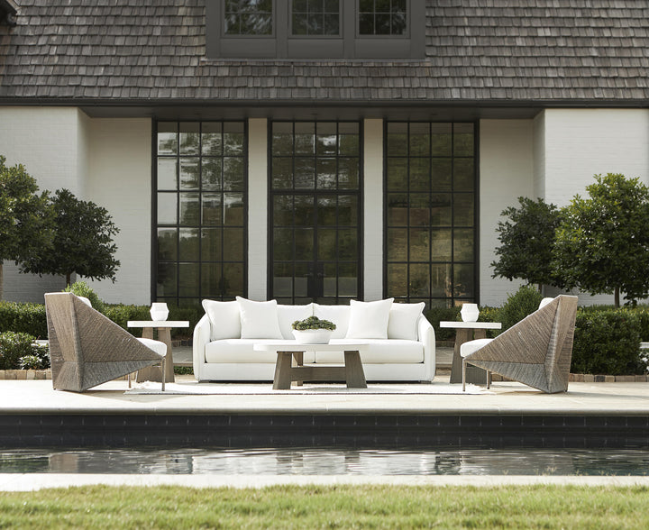 American Home Furniture Bernhardt Exteriors Rochelle Outdoor Side Table 