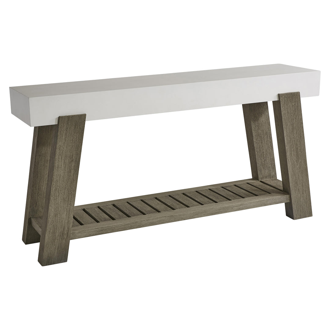 American Home Furniture Bernhardt Exteriors Rochelle Outdoor Console 