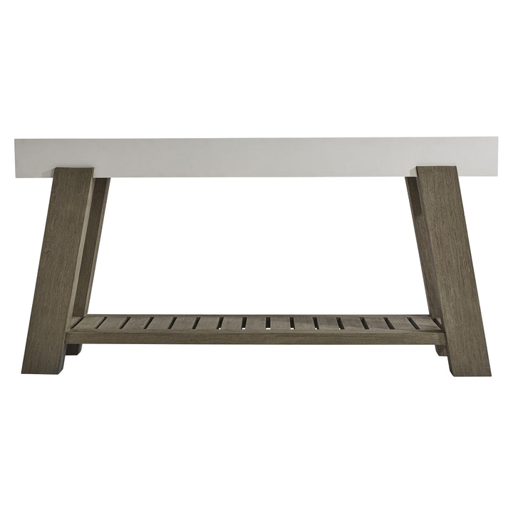 American Home Furniture Bernhardt Exteriors Rochelle Outdoor Console 