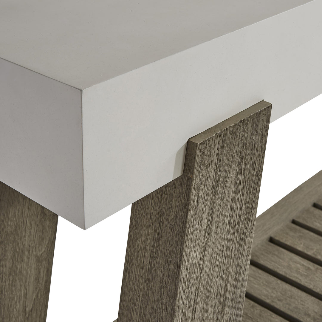 American Home Furniture Bernhardt Exteriors Rochelle Outdoor Console 