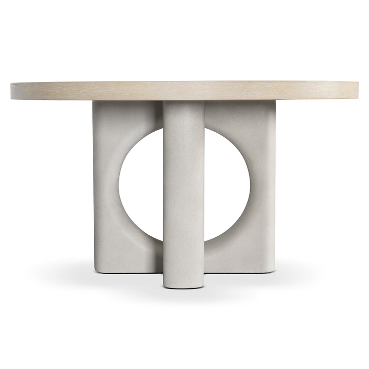 American Home Furniture Bernhardt Loft Antibes Round Dining Table 
