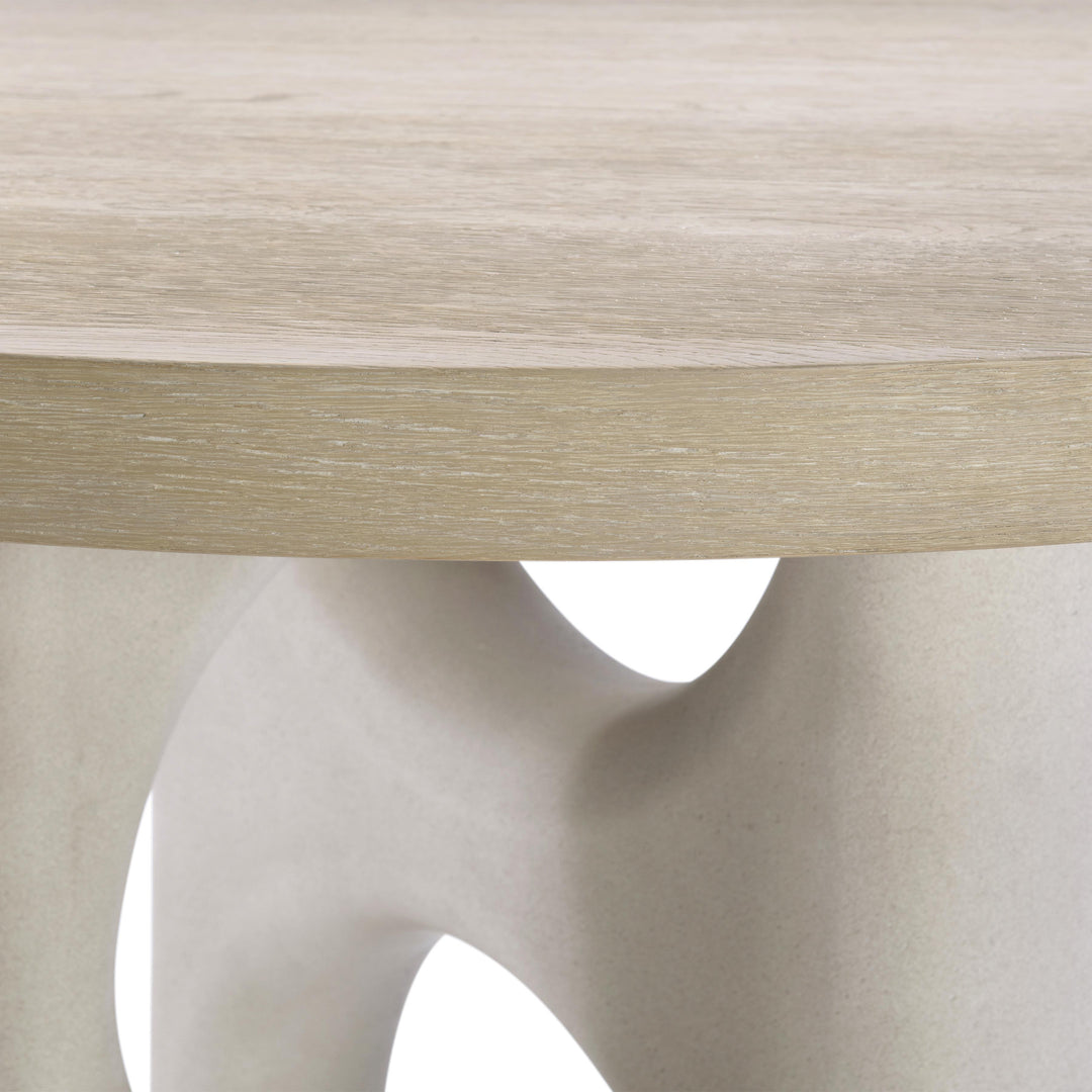 American Home Furniture Bernhardt Loft Antibes Round Dining Table 