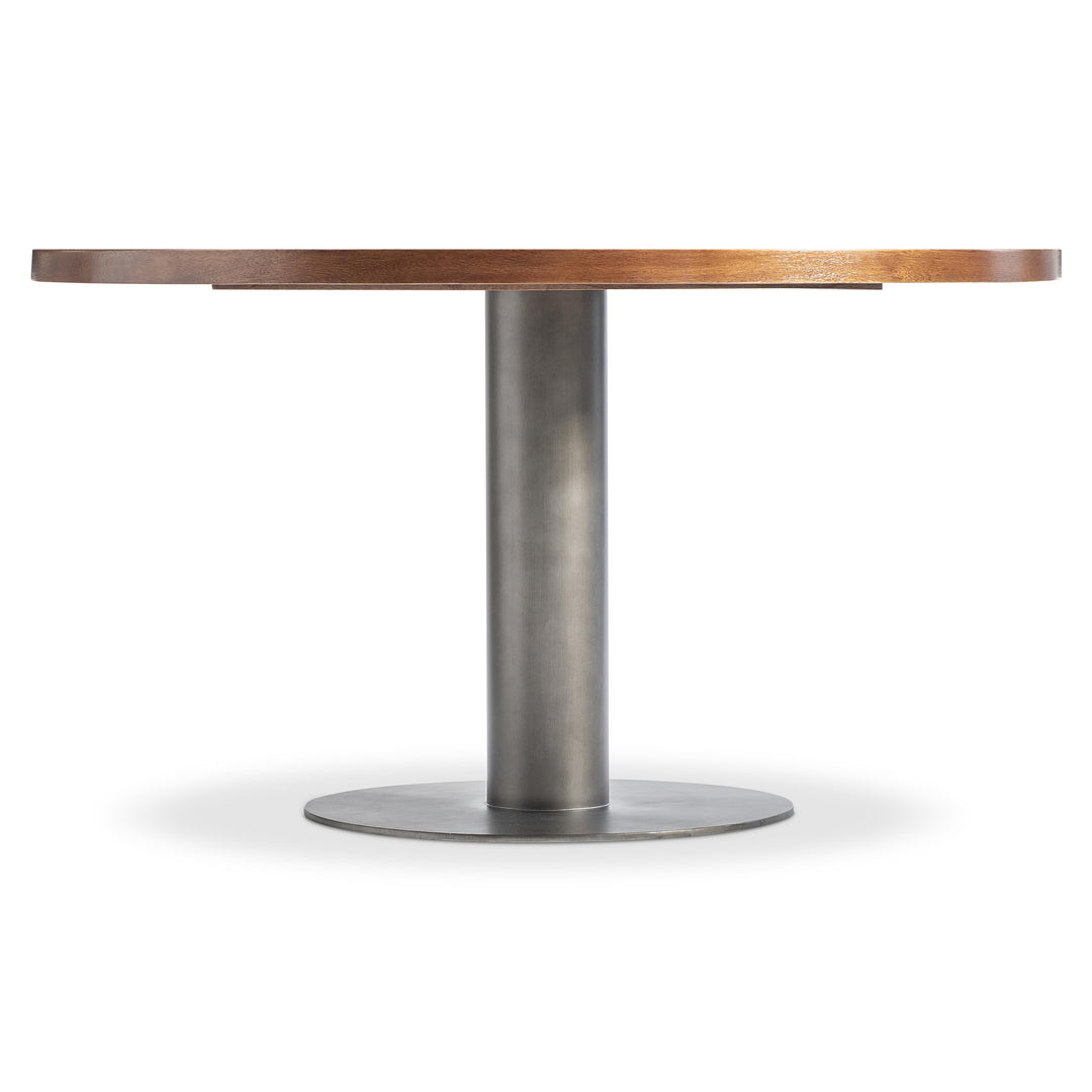 American Home Furniture Bernhardt Loft Brasea Round Dining Table 