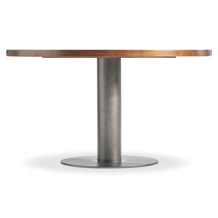 American Home Furniture Bernhardt Loft Brasea Round Dining Table 