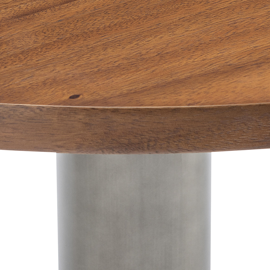 American Home Furniture Bernhardt Loft Brasea Round Dining Table 