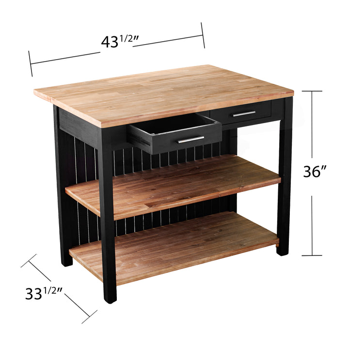 Berinsly Kitchen Island