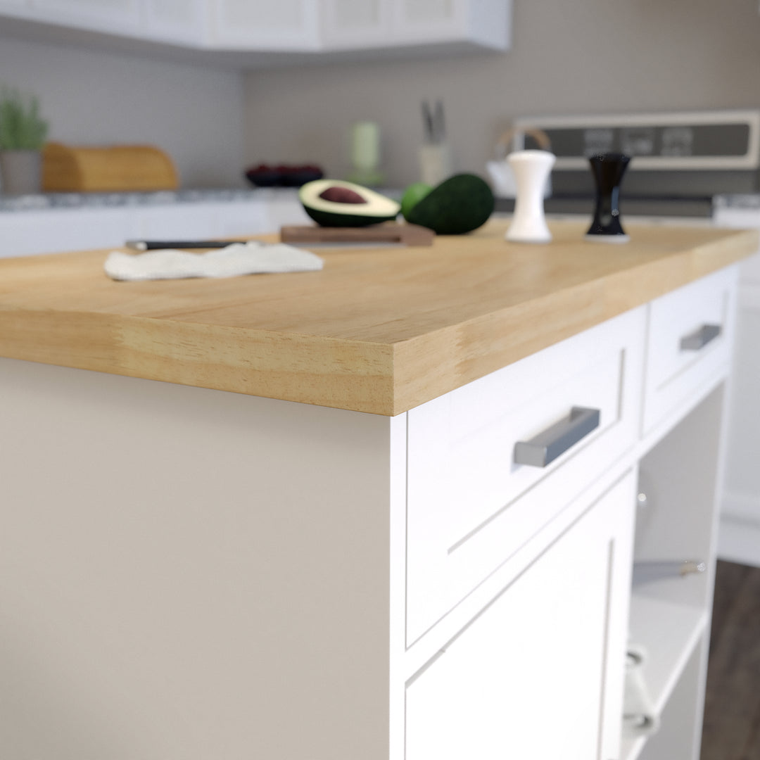 Warkin Rolling Kitchen Island