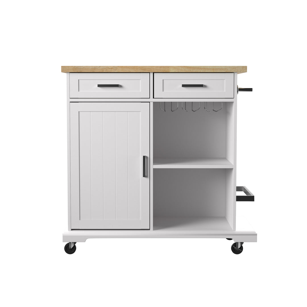 Warkin Rolling Kitchen Island