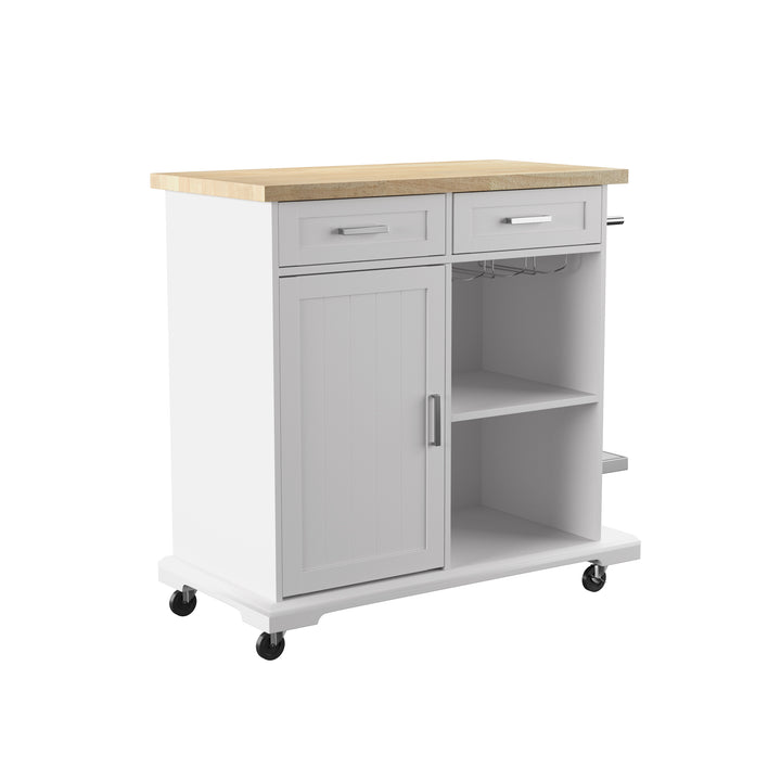 Warkin Rolling Kitchen Island