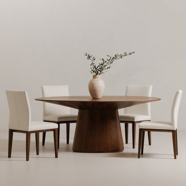 Moe's Home Collection - Otago Oval Dining Table Walnut - KC-1007-03-0 | American Home Furniture