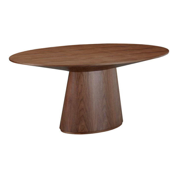 Moe's Home Collection - Otago Oval Dining Table Walnut - KC-1007-03-0 | American Home Furniture