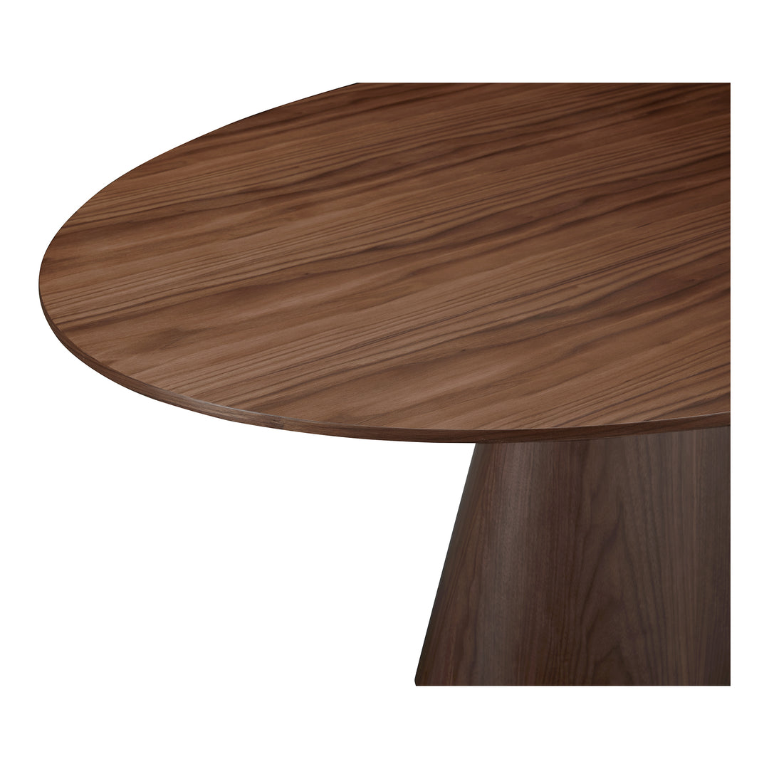 Moe's Home Collection - Otago Oval Dining Table Walnut - KC-1007-03-0 | American Home Furniture