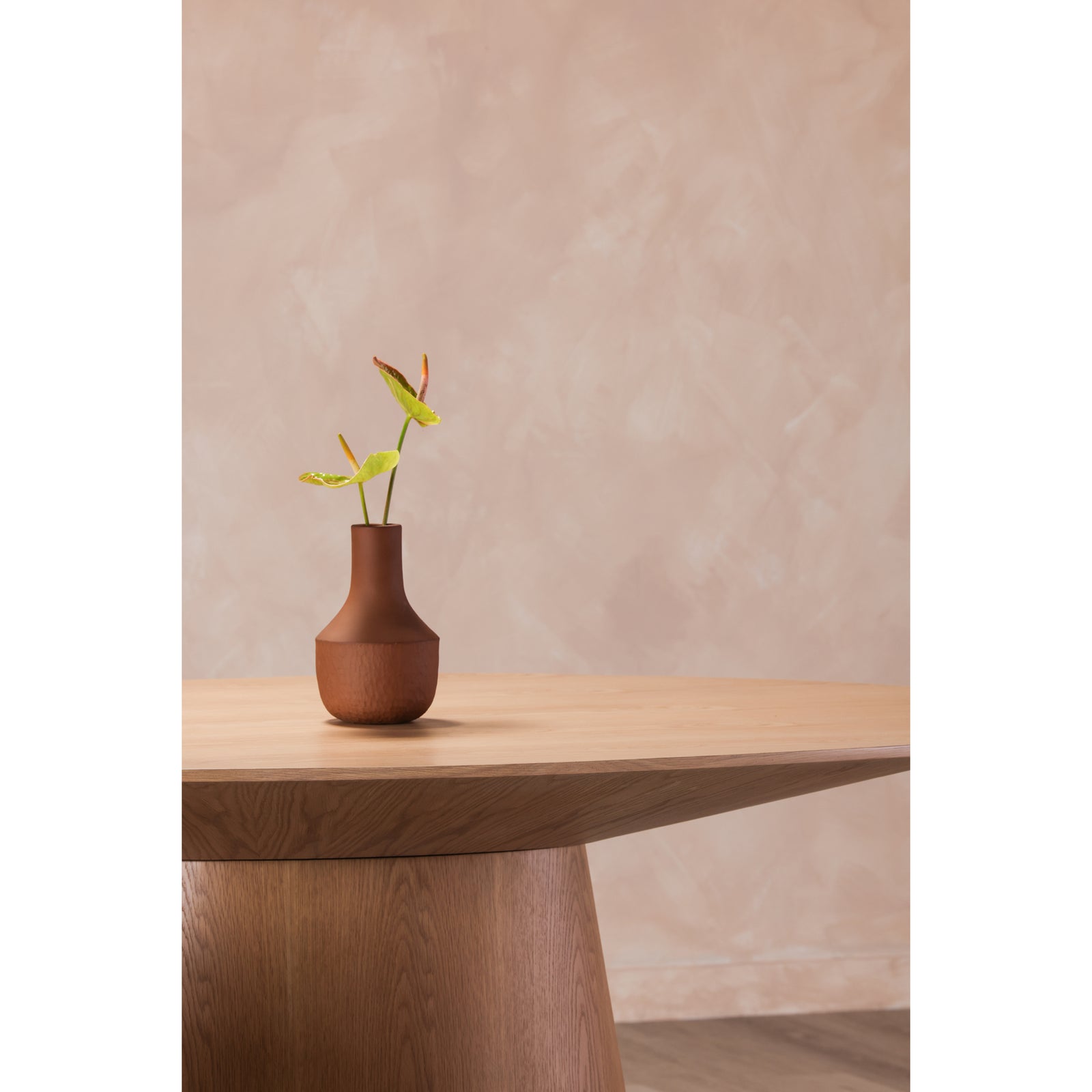 Moe's Home Collection - Otago Oval Dining Table Oak - KC-1007-24-0 | American Home Furniture