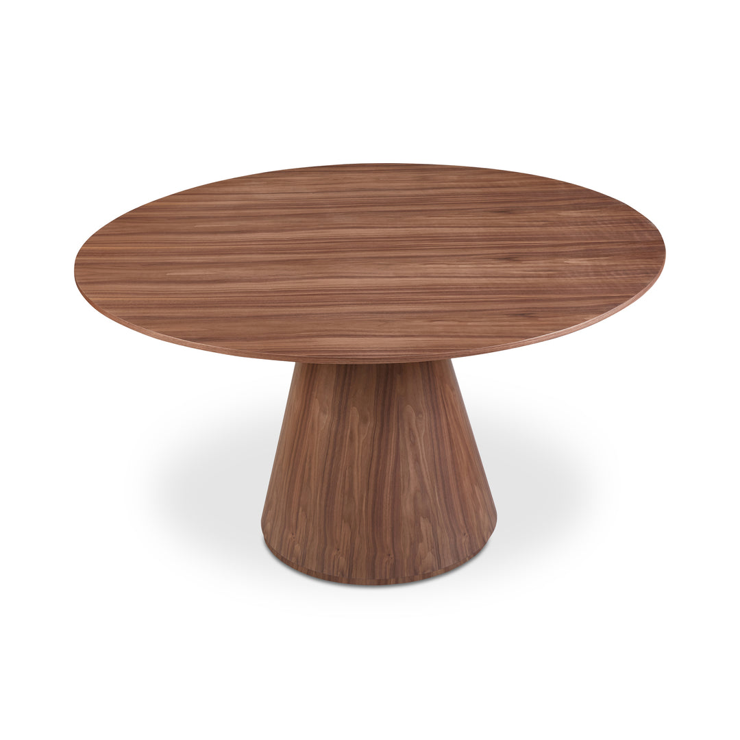 Moe's Home Collection - Otago Dining Table 54In Round Walnut - KC-1029-03-0 | American Home Furniture