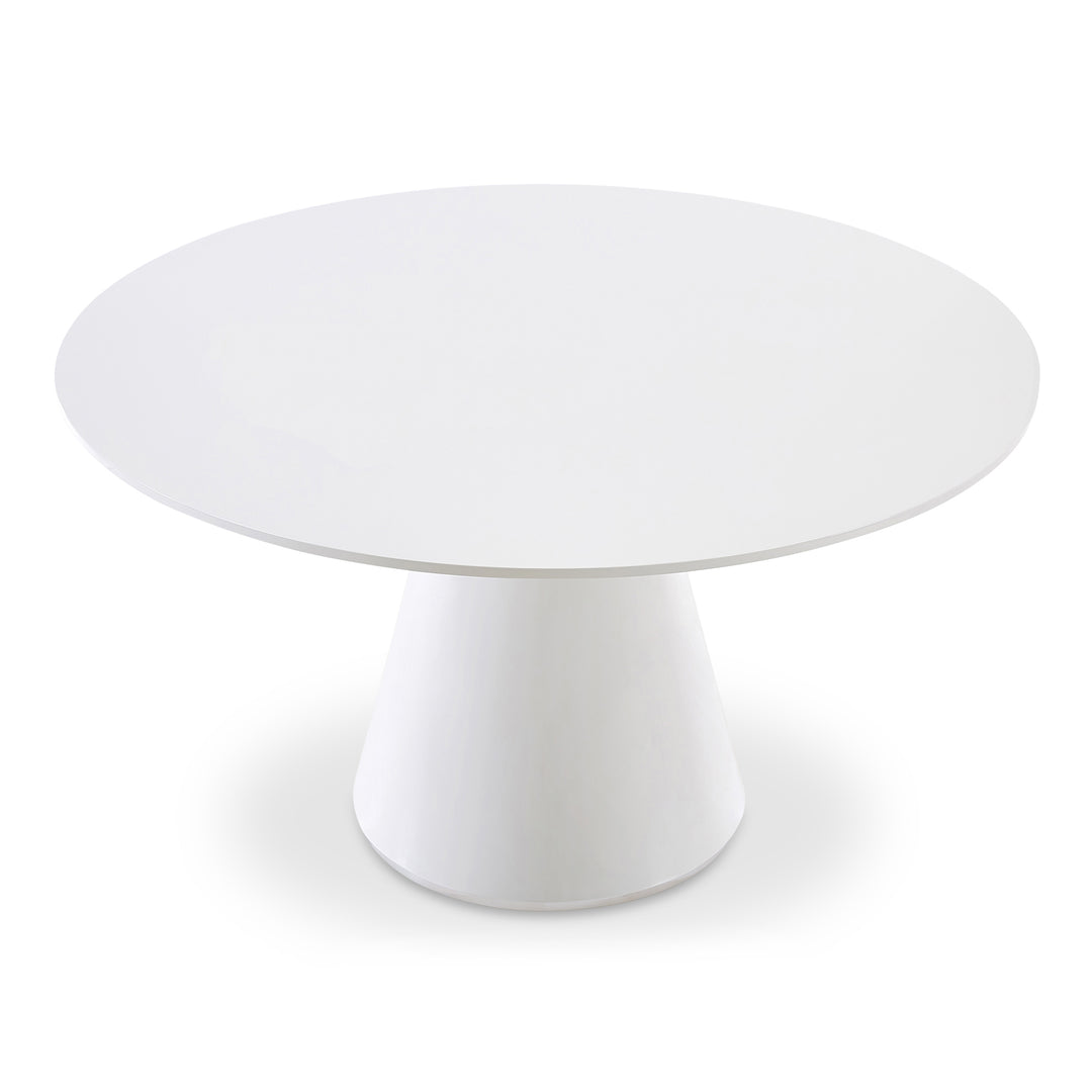 Moe's Home Collection - Otago Dining Table 54In Round White - KC-1029-18-0 | American Home Furniture