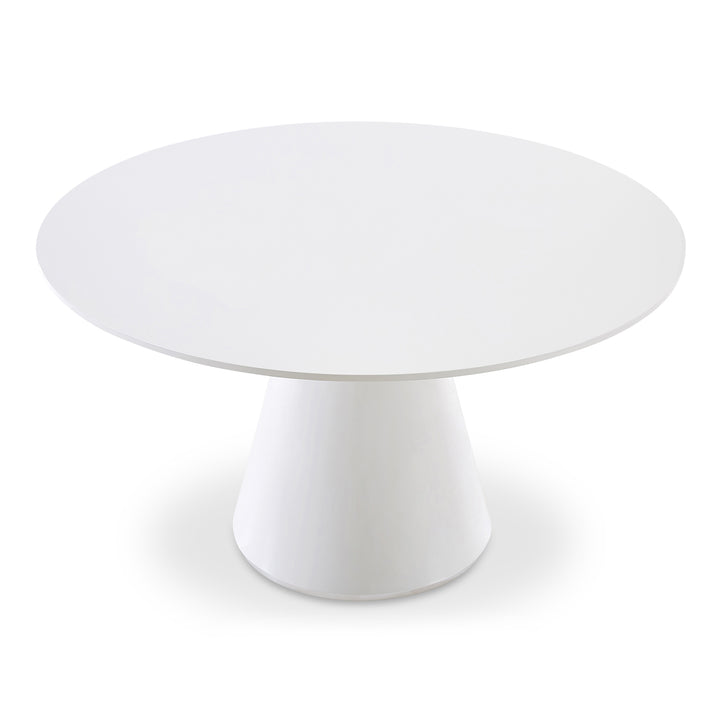 Moe's Home Collection - Otago Dining Table 54In Round White - KC-1029-18-0 | American Home Furniture