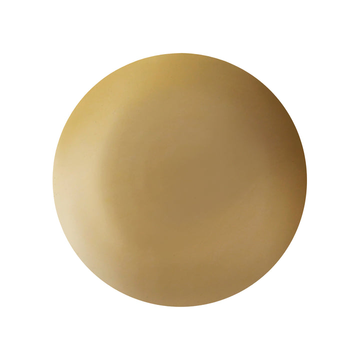 Round Side Table With Brass Top And White Marble Pedestal Base









 - KELLER