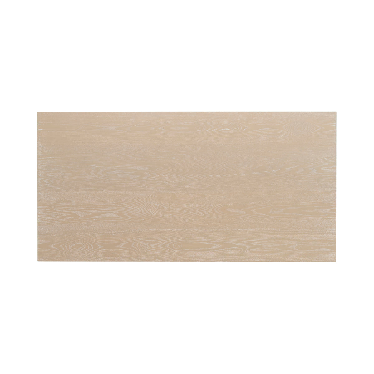 Waterfall Edge Coffee Table In Cerused Oak - KENNETH CO COFFEE TABLE