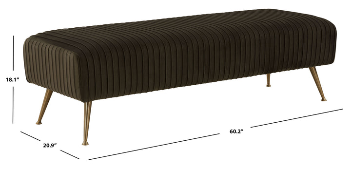 SHALE / 60.2" X 20.9" X 18.1" / VELVET