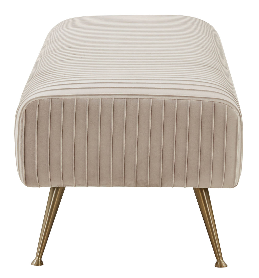 ALMOND / ANTIQUE BRASS / 60.2" X 20.9" X 18.1" / VELVET