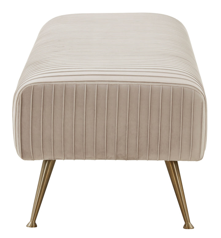 ALMOND / ANTIQUE BRASS / 60.2" X 20.9" X 18.1" / VELVET