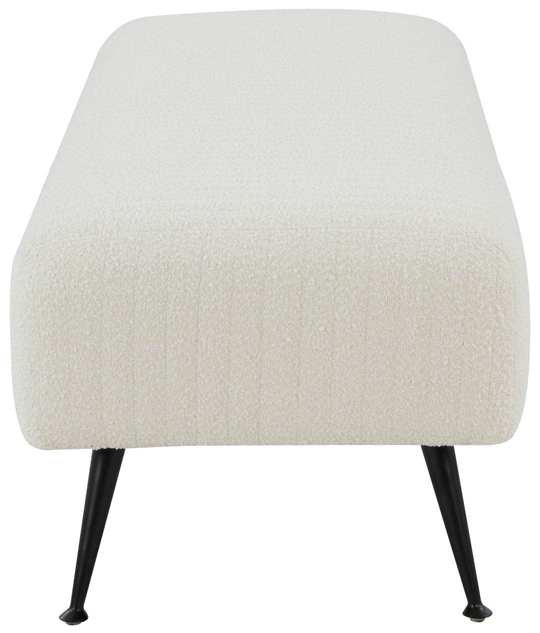IVORY / BLACK / 60.2" X 20.9" X 18.1" / BOUCLE