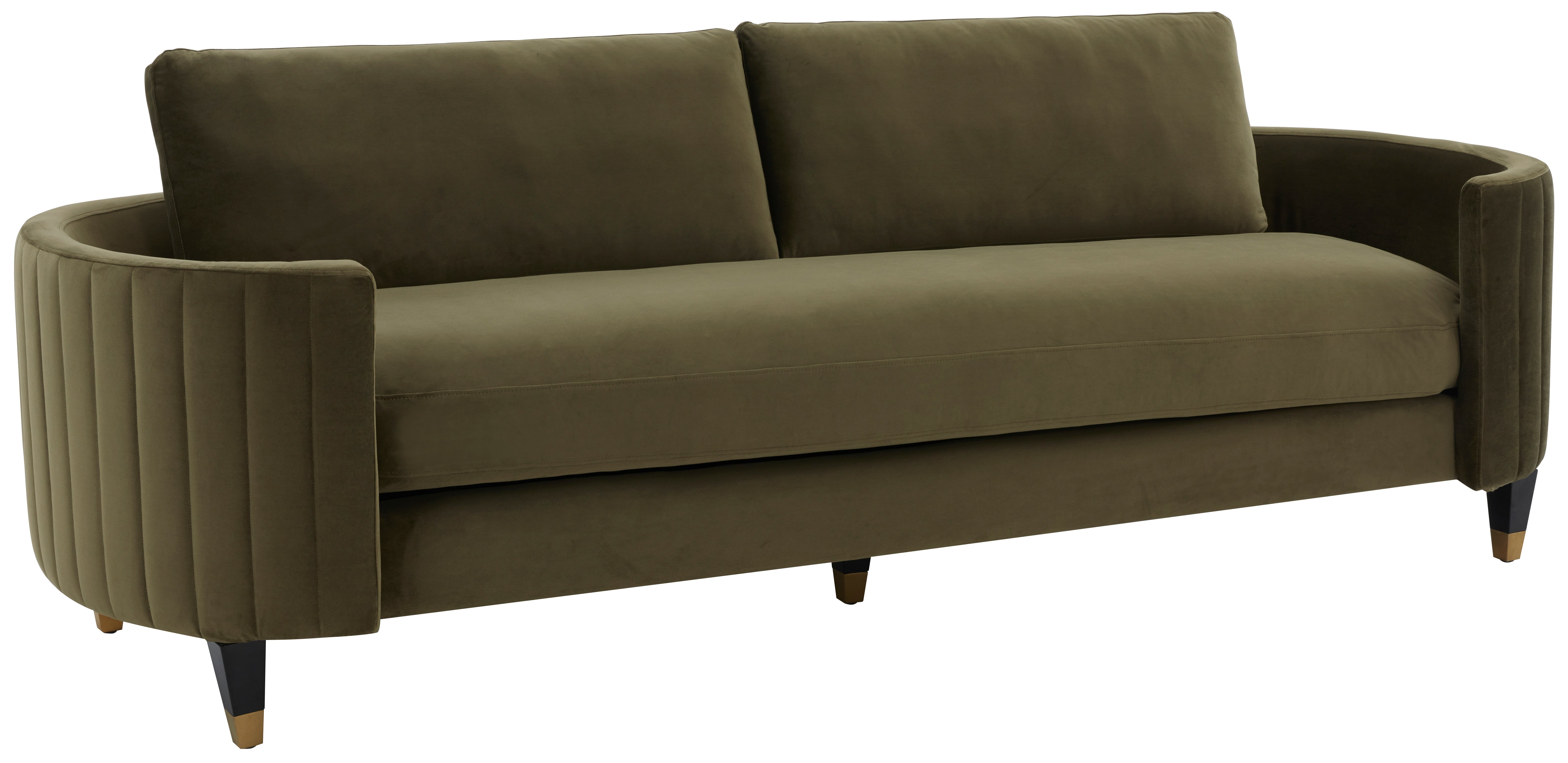 Winford Velvet Sofa - Thumbnail 3