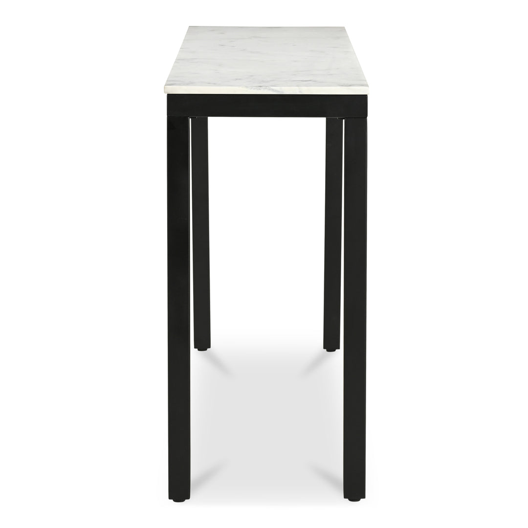 Moe's Home Collection - Parson Console Table White Marble - KY-1035-02-0 | American Home Furniture