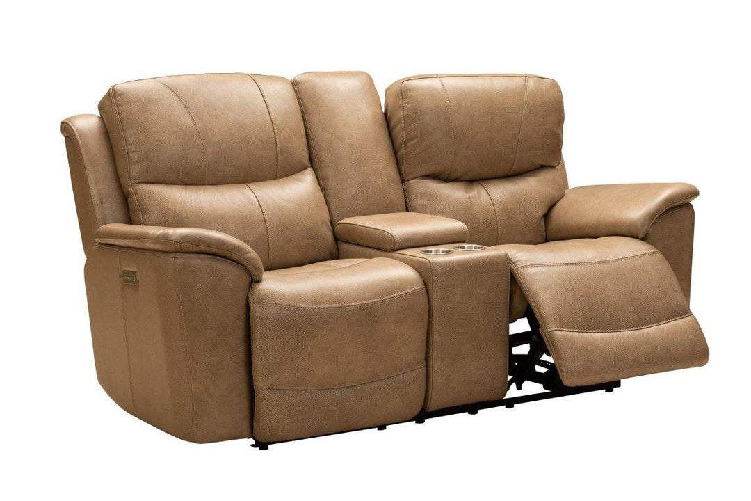 Kaden Power Reclining Console Loveseat - AmericanHomeFurniture