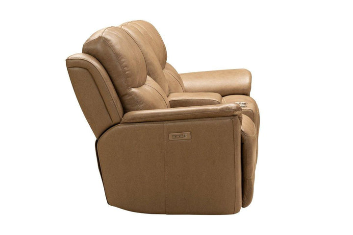 Kaden Power Reclining Console Loveseat - AmericanHomeFurniture
