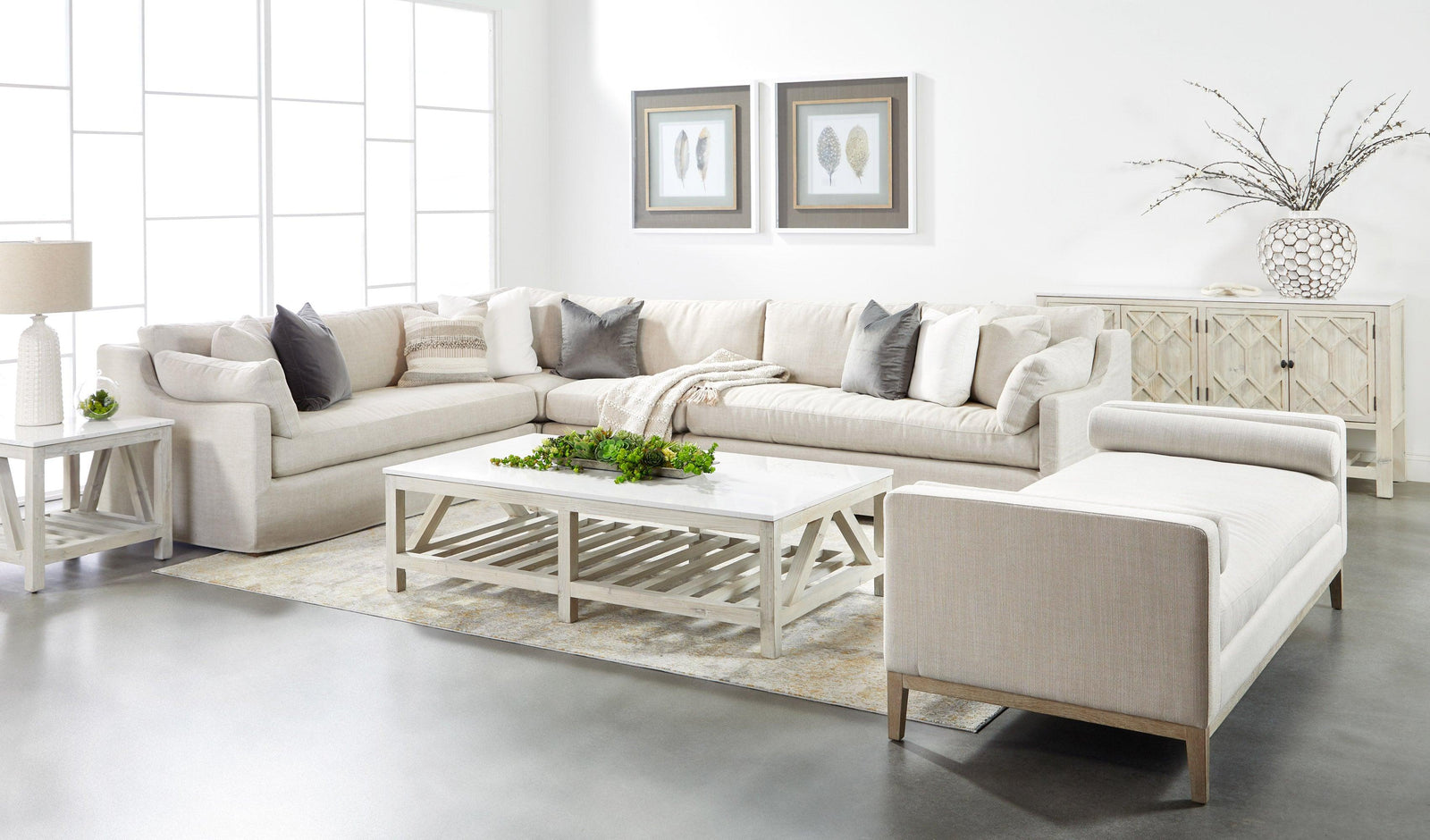 Essentials For Living - Keaton Daybed - 6701.BISQ/NG | American Home Furniture
