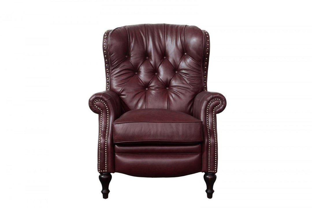 Kendall Push Thru The Arms Recliner - AmericanHomeFurniture