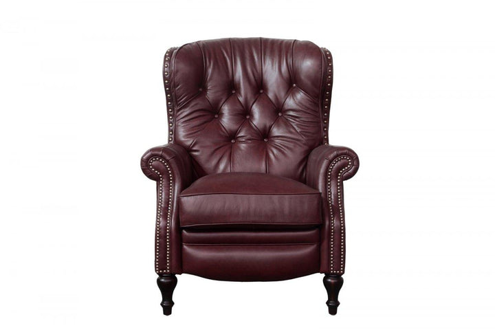 Kendall Push Thru The Arms Recliner - AmericanHomeFurniture
