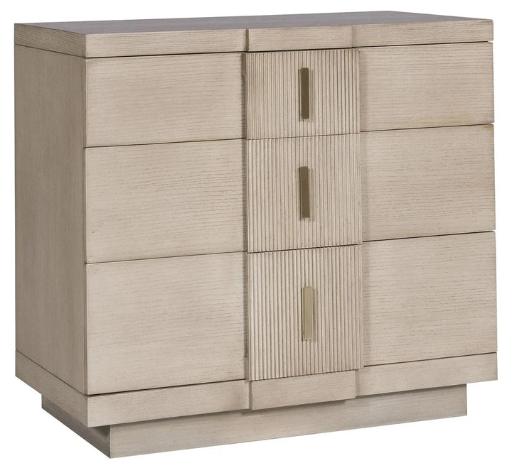 American Home Furniture Vanguard Furniture Axis 3-Drawer Nightstand