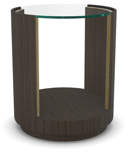 American Home Furniture Vanguard Furniture Axis III Round Lamp Table
