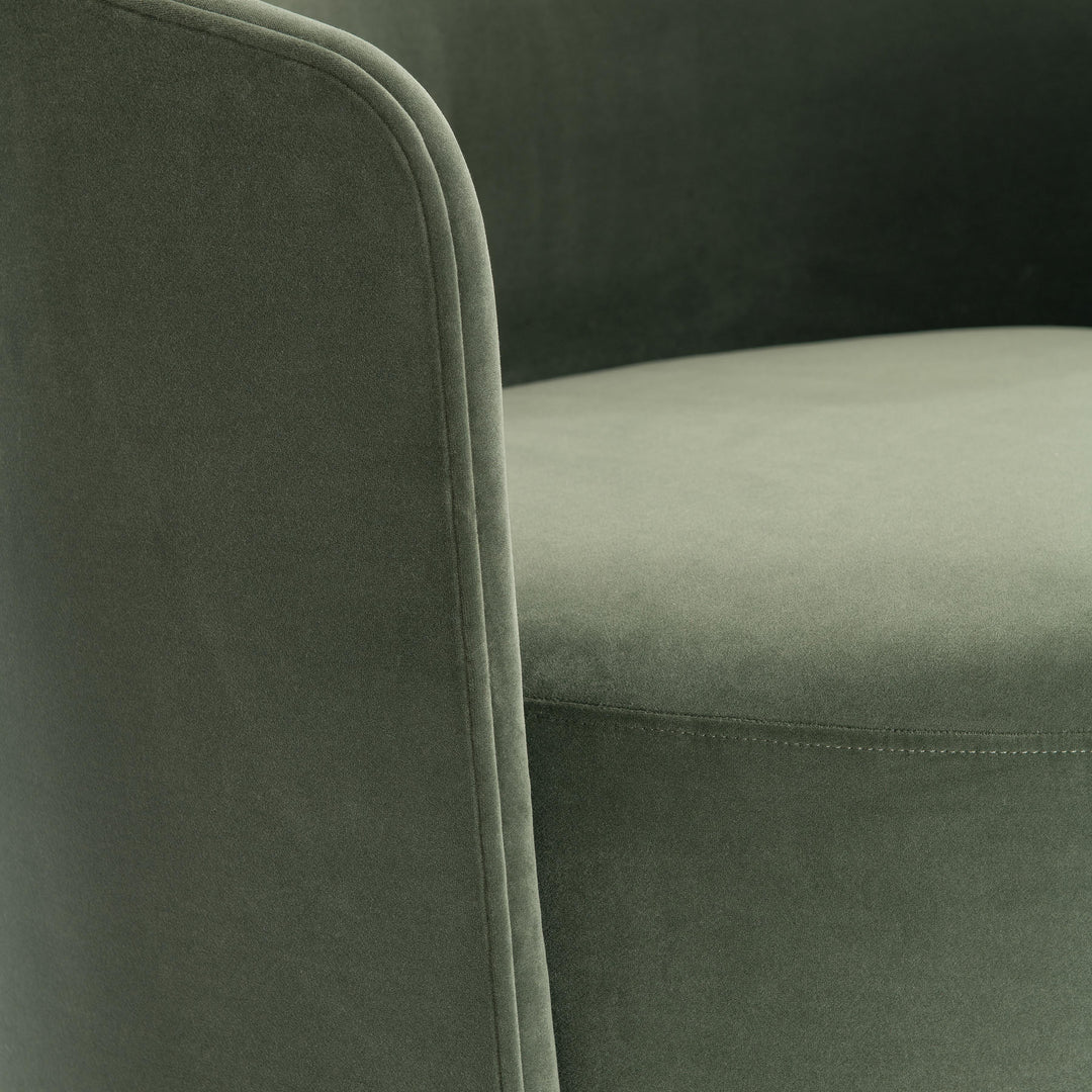 American Home Furniture Bernhardt Loft Crosby Fabric Swivel Chair