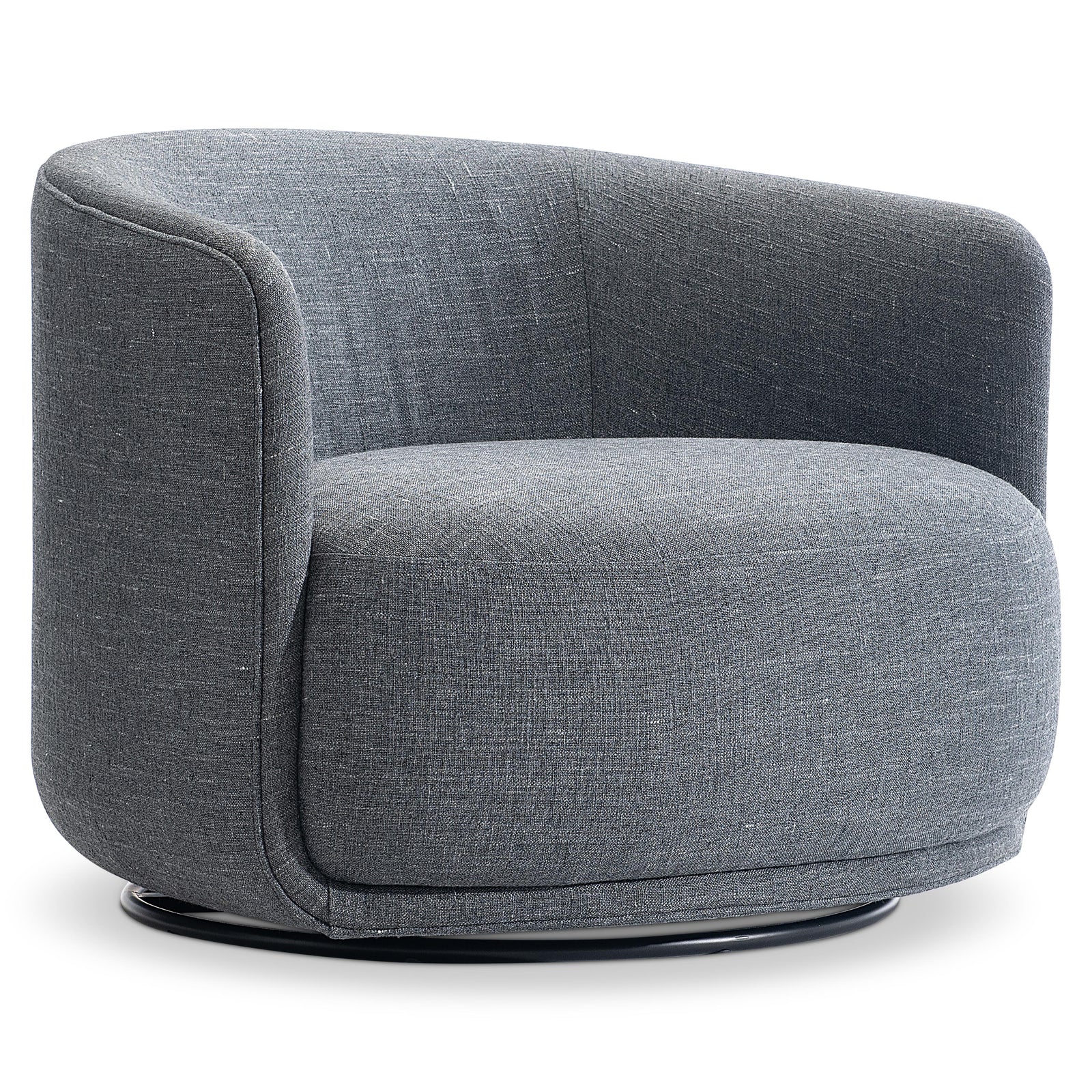 American Home Furniture Bernhardt Loft Astrid Fabric Swivel Chair