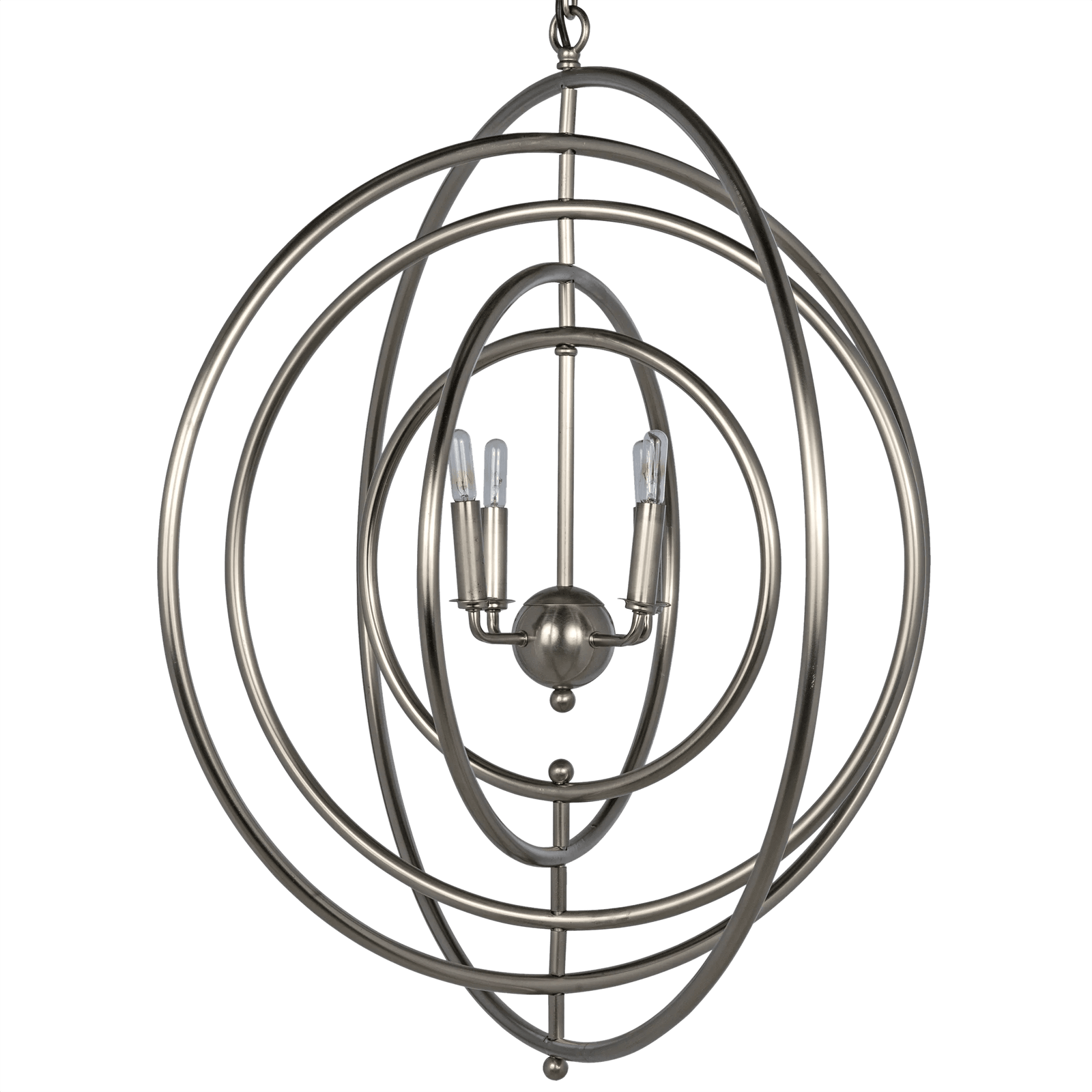 Noir Brooks Pendant, Metal with Antique Silver Finish PENDANT LIGHTING