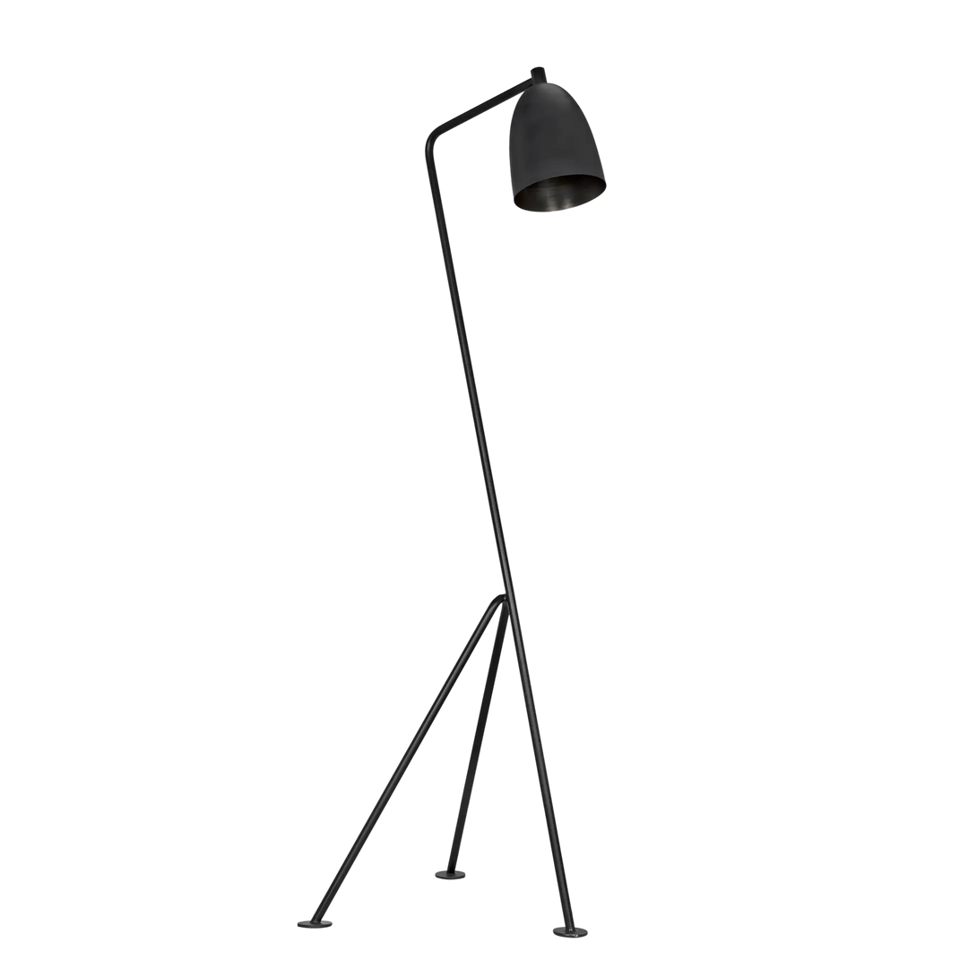 American Home Furniture | Noir - Asti Floor Lamp, Black Steel