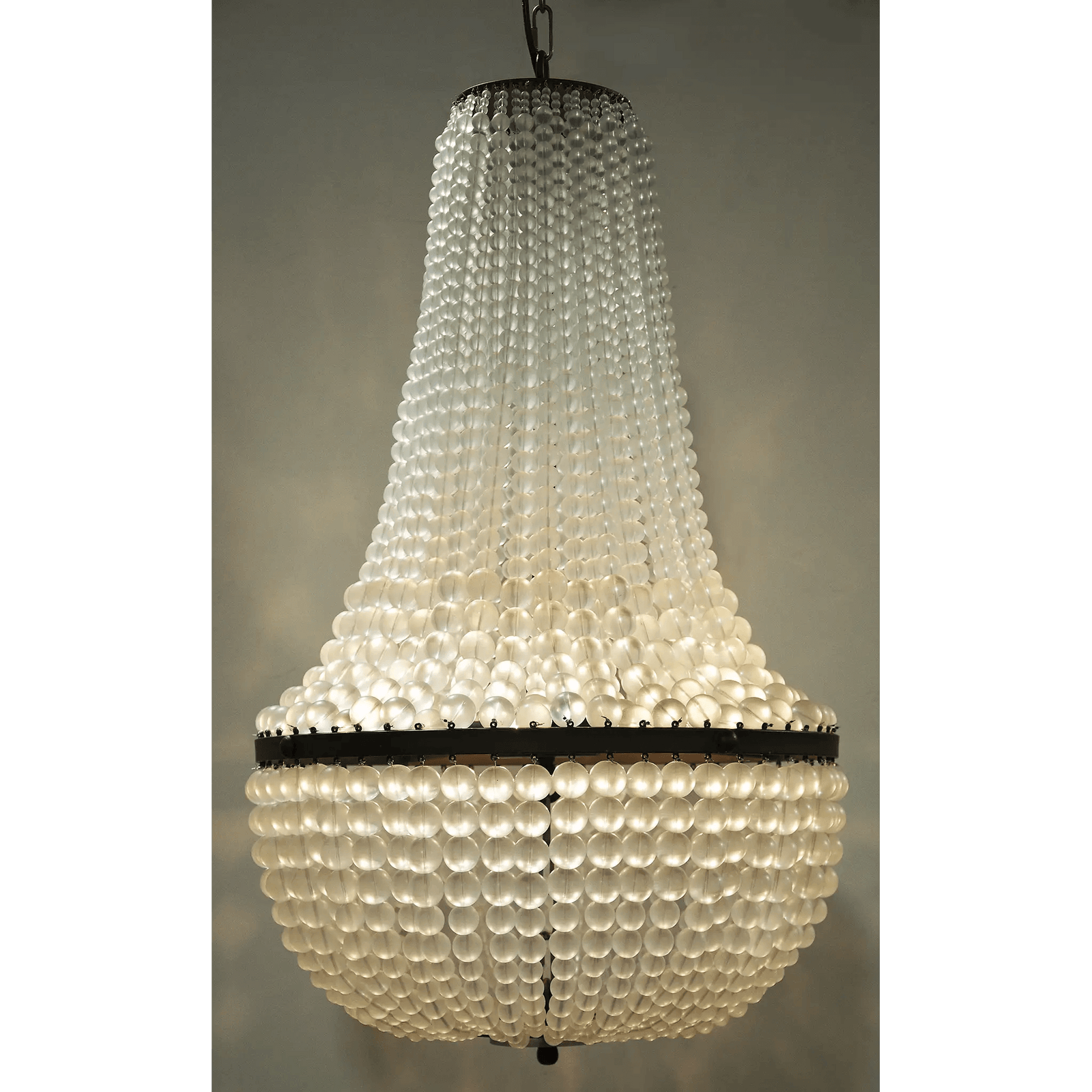 Noir Mist Chandelier, Black Steel CHANDELIERS