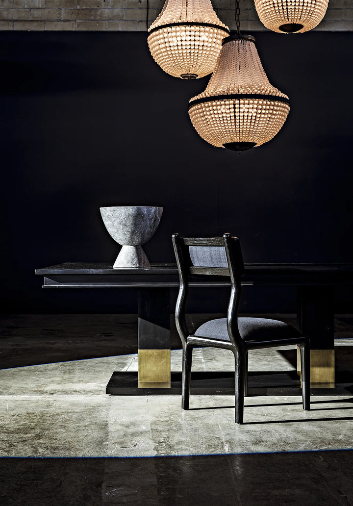 American Home Furniture | Noir - Mist Chandelier, Black Steel