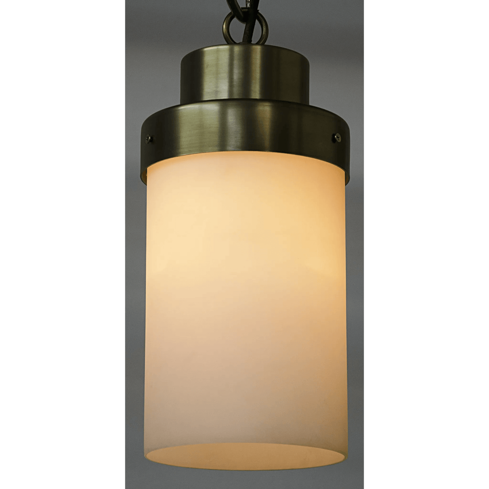 Noir Eleonore Pendant, Steel with Brass Finish PENDANT LIGHTING