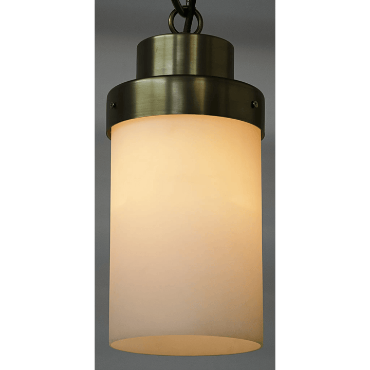 Noir Eleonore Pendant, Steel with Brass Finish PENDANT LIGHTING