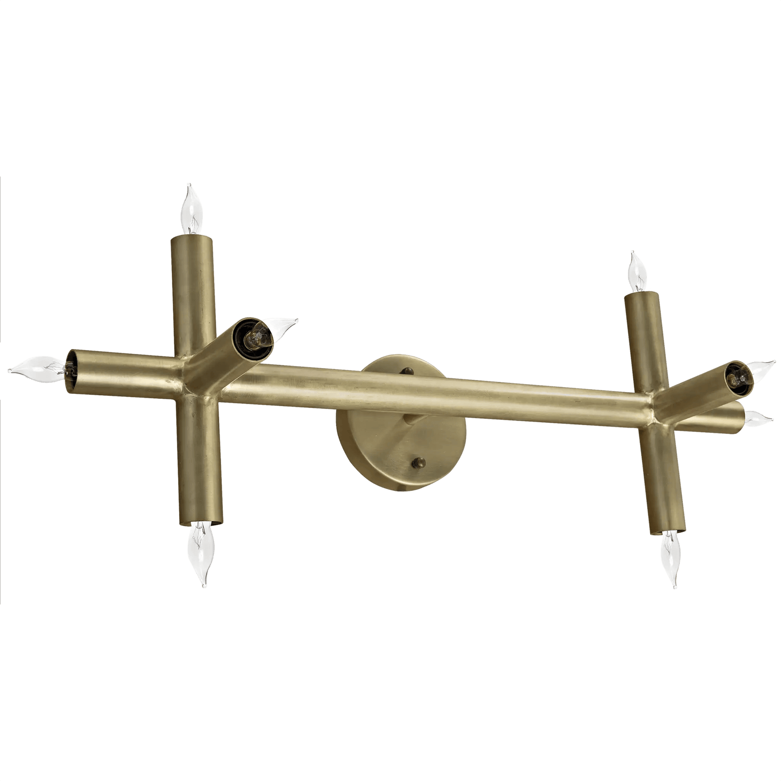 Noir Salome Sconce, Metal with Brass Finish WALL SCONCES