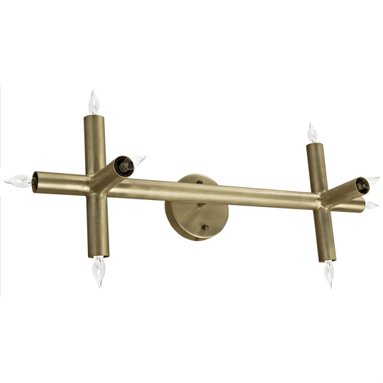 Noir Salome Sconce, Metal with Brass Finish WALL SCONCES