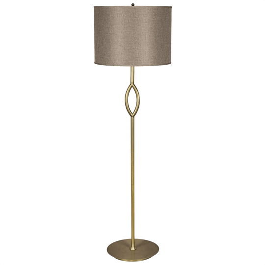 Noir Ridge Floor Lamp with Shade FLOOR LAMPS