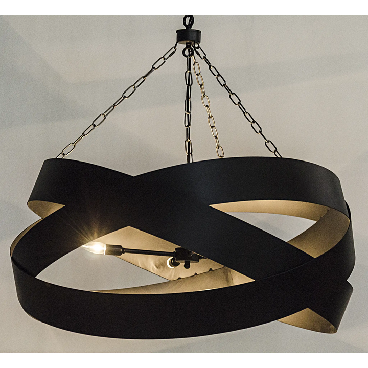 American Home Furniture | Noir - Orion Pendent, Black Steel