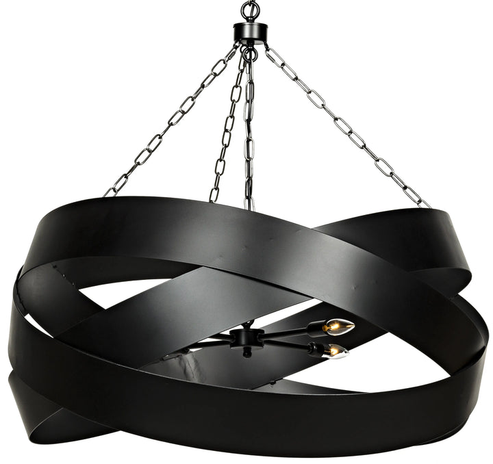 American Home Furniture | Noir - Orion Pendent, Black Steel